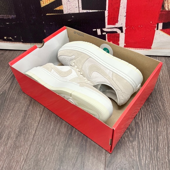 2022 Nike Air Jordan 1 Low Elevate Sail / Coconut Milk / Sanddrift DH7004 101 - Picture 7 of 13